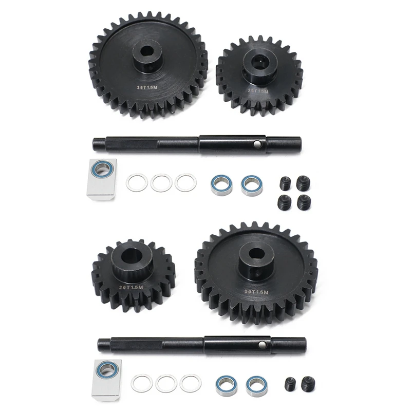 

Suitable For Traxxas 1/5 X-MAXX XRT Hardening 1.5M Steel Teeth 20T+30T And 25T+35T Big Teeth+Motor Teeth Kit Assembly