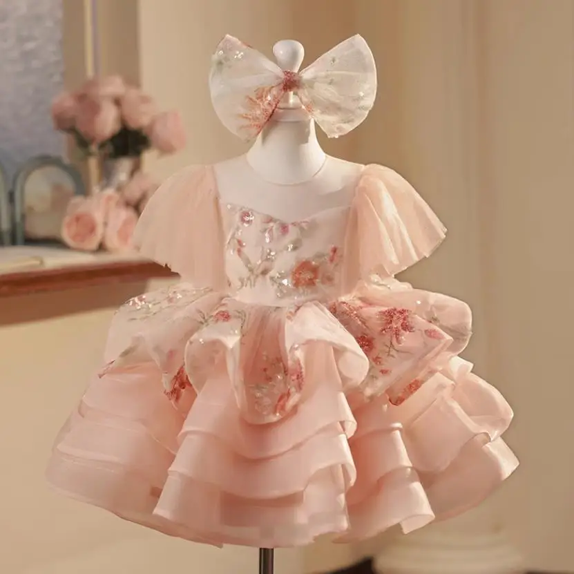 2023 New Children's Evening Gown Bow Sequins Design Wedding Birthday Baptism Eid Host Performance Party Girls Dress A2919
2023 New Children's Evening Gown Bow Sequins Design Wedding Birthday Baptism Eid Host Performance Party Girls Dress A2919