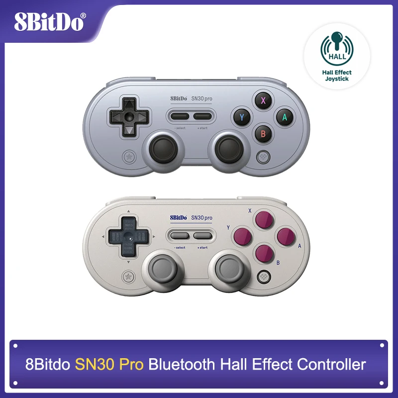 

Игровой контроллер 8bitdo SN30 Pro для Nintendo Switch Android MacOS Steam Windows, джойстик с эффектом зала, беспроводной Bluetooth геймпад