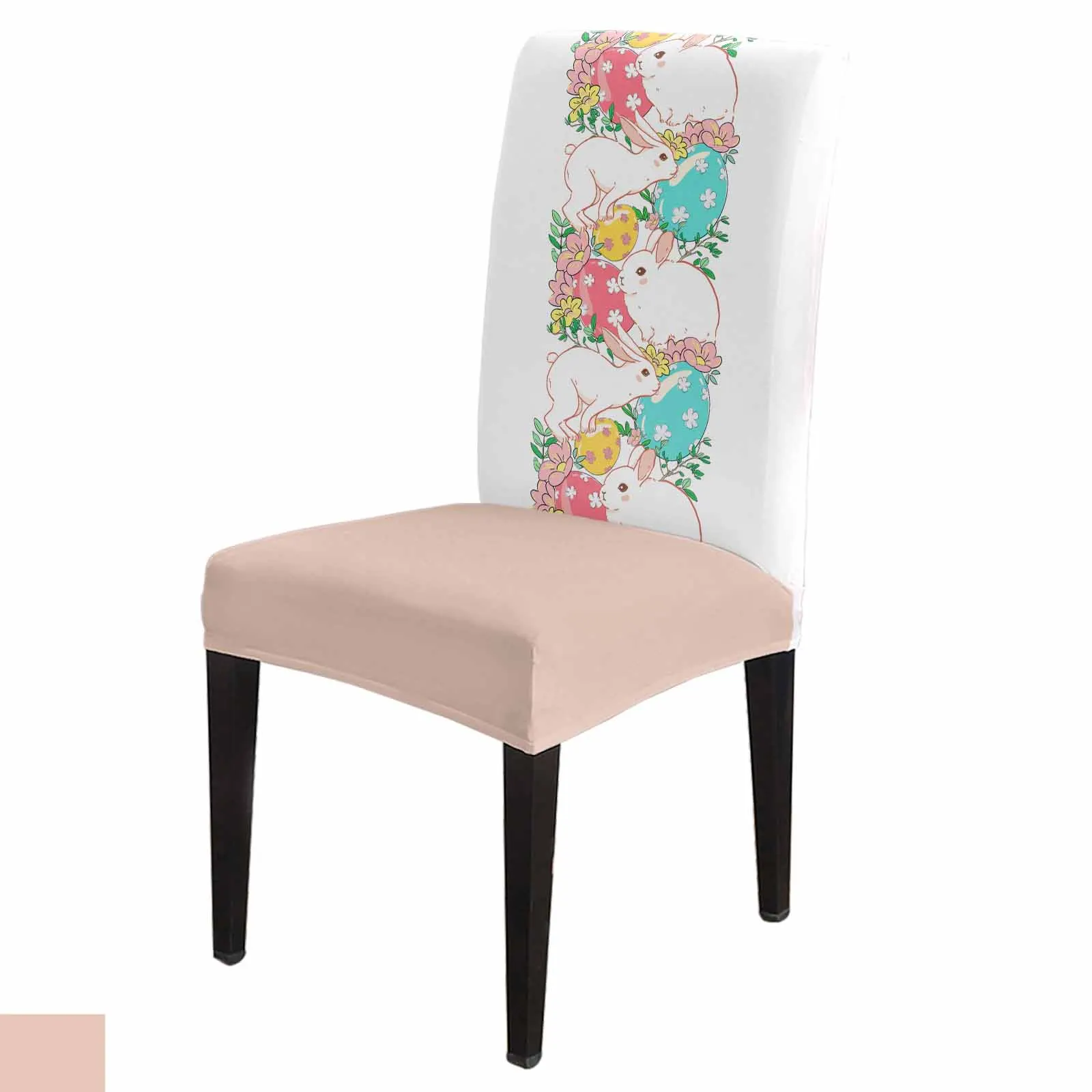 Easter Egg Bunny Flowers Chair Cover Set Kitchen Stretch Spandex Seat Slipcover Home Decor Dining Room Seat Cover
Easter Egg Bunny Flowers Chair Cover Set Kitchen Stretch Spandex Seat Slipcover Home Decor Dining Room Seat Cover