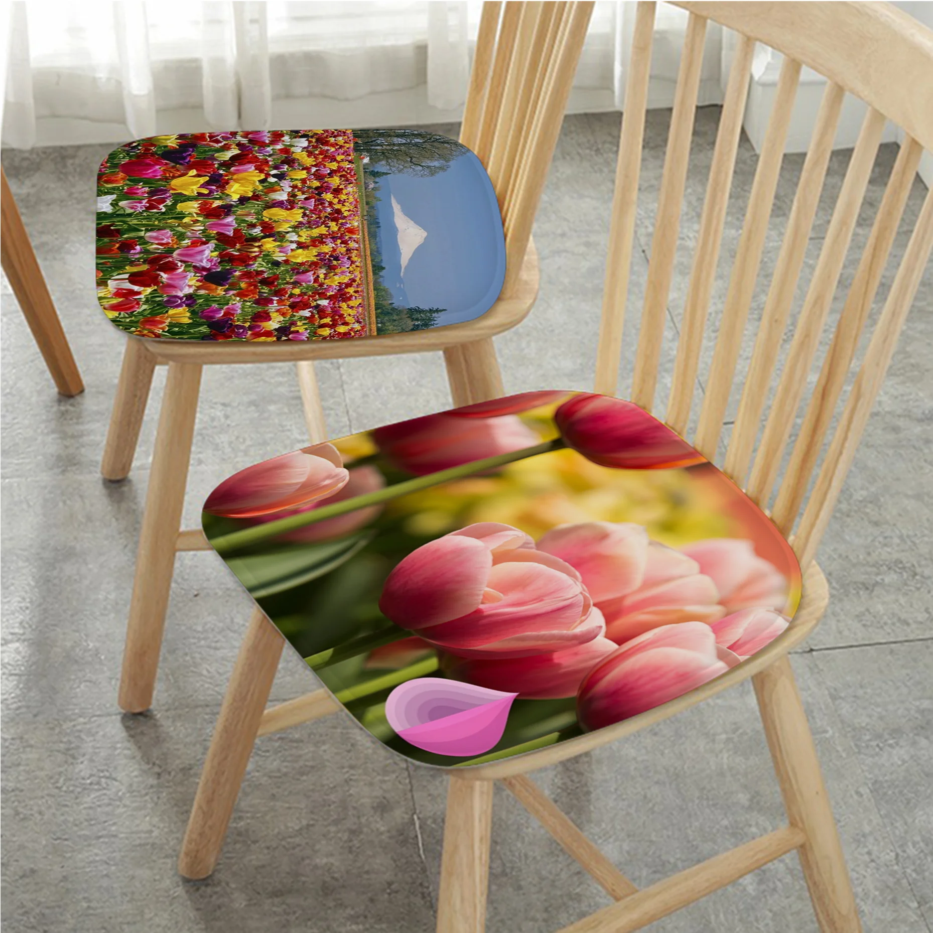 Tulip flowers Cushion Mat Creative Dining Chair Cushion Circular Decoration Seat For Office Desk Cushions Home Decor
Tulip flowers Cushion Mat Creative Dining Chair Cushion Circular Decoration Seat For Office Desk Cushions Home Decor