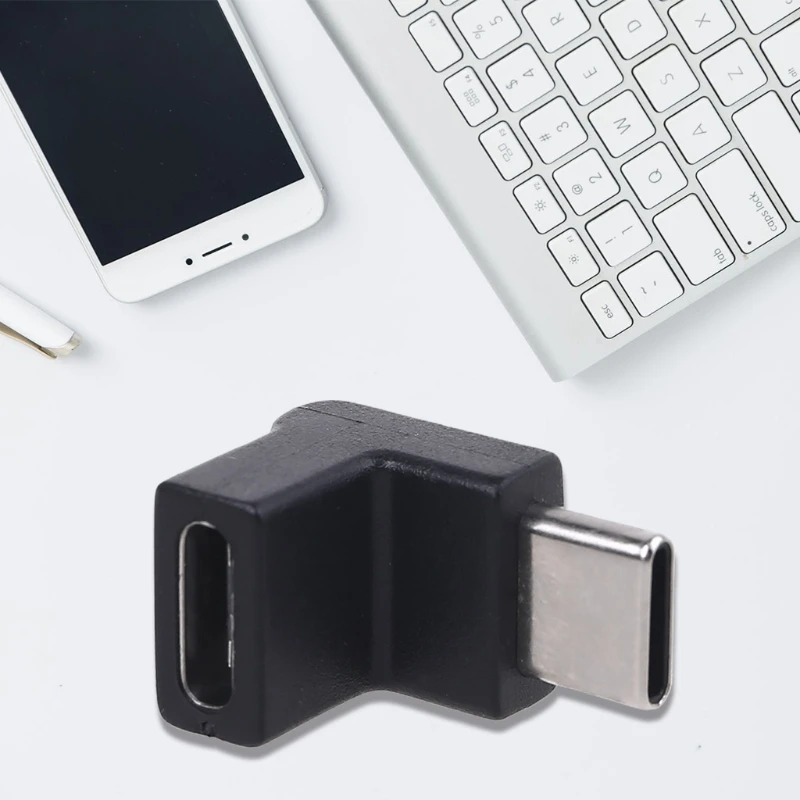 Right Angle 90 Degree USB 3.1 Type C Male to Adapter for ellphone Tablet Laptop hargerFemale onverter
Right Angle 90 Degree USB 3.1 Type C Male to Adapter for ellphone Tablet Laptop hargerFemale onverter