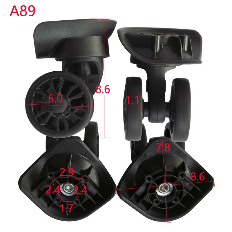 HongRi A89 A-89 Mute Dual Row Universal Wheel Bag Accessories, детали для чемодана, троллейки
HongRi A89 A-89 Mute Dual Row Universal Wheel Bag Accessories, детали для чемодана, троллейки