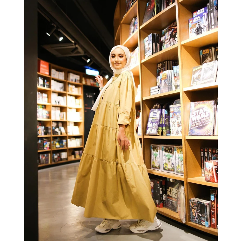 Fashion Muslim Women Abaya Loose Swing Maxi Dress Turkey Islam Eid Party Long Gown Dubai Saudi Arabic Ramadan Jalabiya Vestidos
Fashion Muslim Women Abaya Loose Swing Maxi Dress Turkey Islam Eid Party Long Gown Dubai Saudi Arabic Ramadan Jalabiya Vestidos