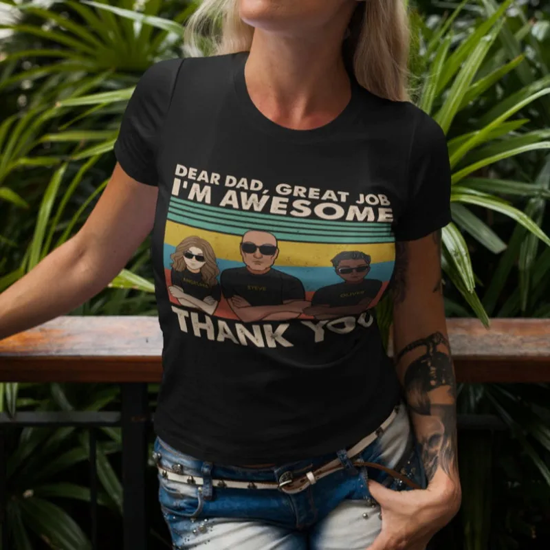 Забавная футболка на День отца с изображением лучшего в мире папы, Классическая мужская футболка с изображением папы
Забавная футболка на День отца с изображением лучшего в мире папы, Классическая мужская футболка с изображением папы