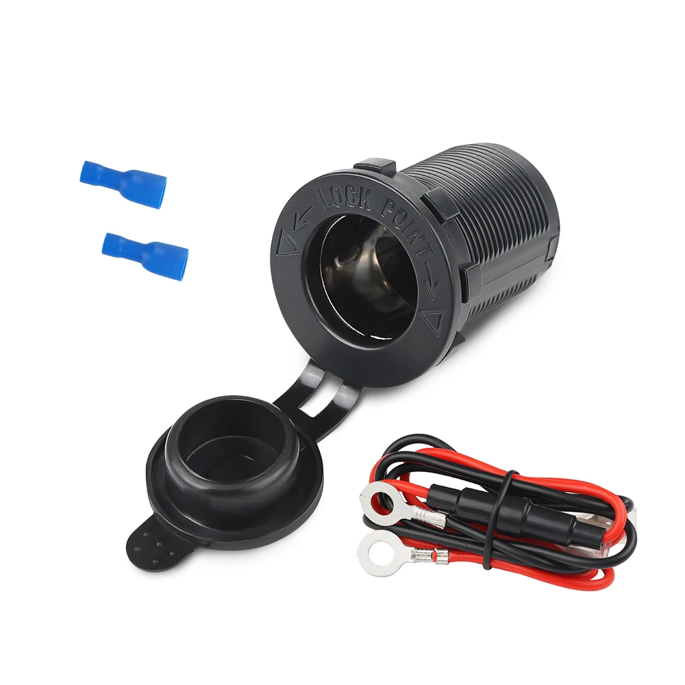 12V/24VCigarette lighter socket Automobile marine motorcycle ATV RV lighter socket waterproof plug for Boats Motorcycle Marine
12V/24VCigarette lighter socket Automobile marine motorcycle ATV RV lighter socket waterproof plug for Boats Motorcycle Marine