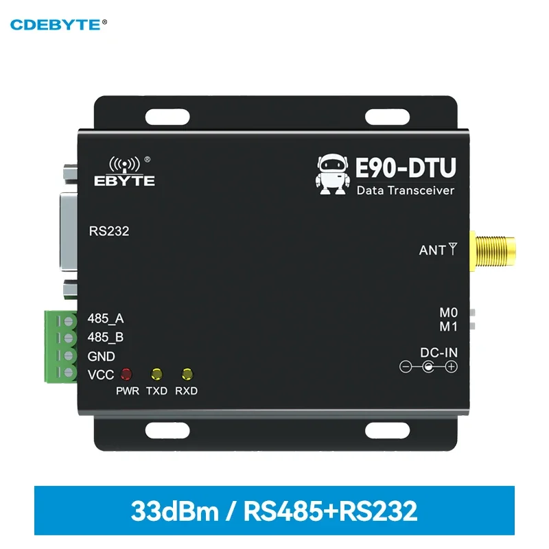 Wireless Digital Radio RS232/RS485 433MHz LoRa Automatic Relay CDEBYTE E90-DTU(400SL33) Modbus Protocol 16KM Transmitter
Wireless Digital Radio RS232/RS485 433MHz LoRa Automatic Relay CDEBYTE E90-DTU(400SL33) Modbus Protocol 16KM Transmitter