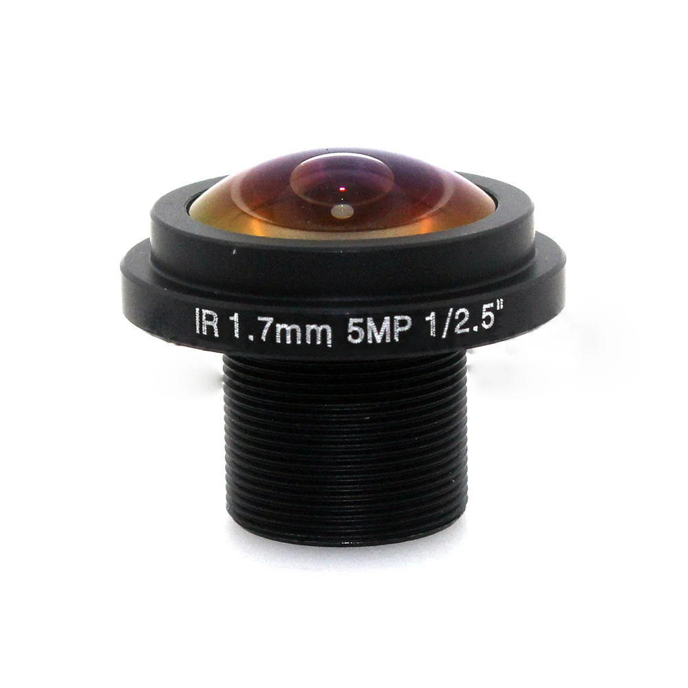 

HD 5mp Fisheye 1.7mm CCTV Lens Wide Angle 1/2.5" M12 IR Board For IP Camera Wide Angle Panoramic CCTV Lens Accessories