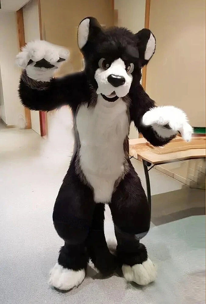 Husky Dog Fox Mascot Fur Clothing Leather Jacket Halloween Suit Role Play Large-scale Event Performance Clothing
Husky Dog Fox Mascot Fur Clothing Leather Jacket Halloween Suit Role Play Large-scale Event Performance Clothing