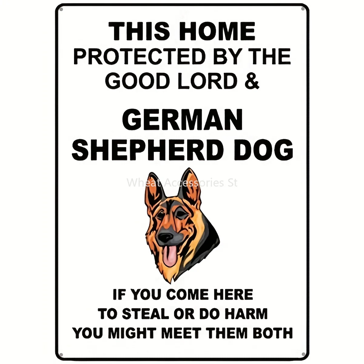 Metal Sign Aluminum Sign German Shepherd Dog Dog Home Protected By And Garage Home Yard For Outdoor & Indoor Wall Decor
Metal Sign Aluminum Sign German Shepherd Dog Dog Home Protected By And Garage Home Yard For Outdoor & Indoor Wall Decor