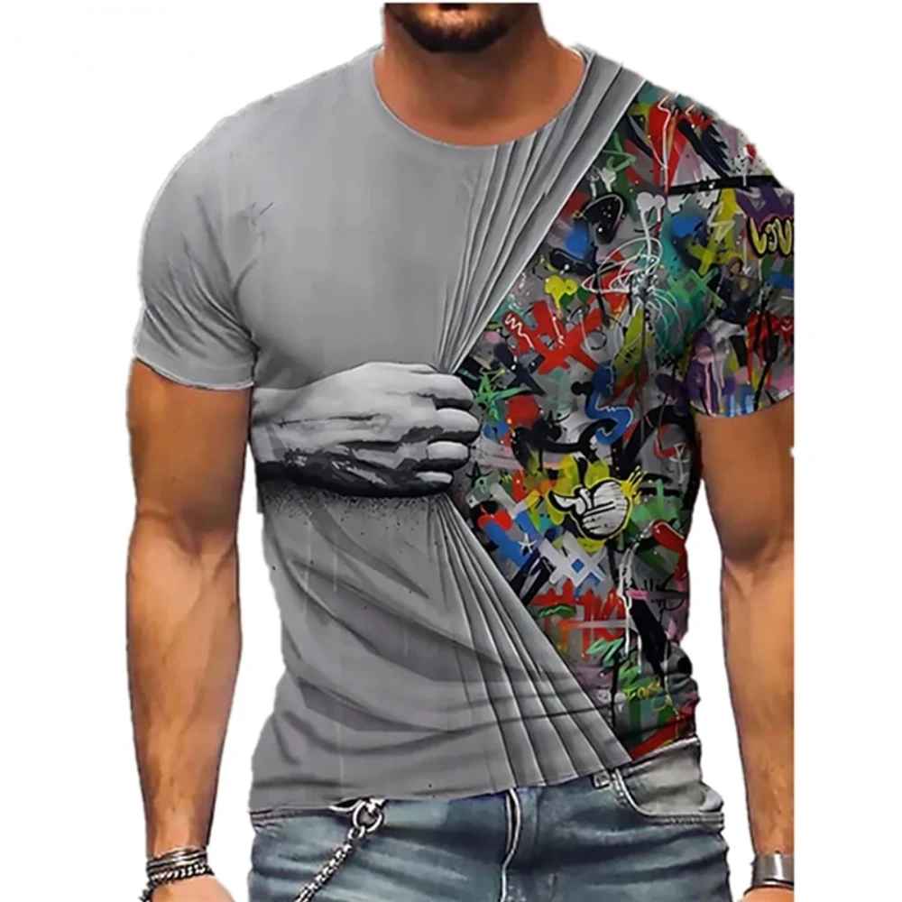 Hip Hop Black Soul Street Men's T-shirt Ghost Claw Harajuku Summer Short Sleeve 3D Printing Fashion Loose Top
Hip Hop Black Soul Street Men's T-shirt Ghost Claw Harajuku Summer Short Sleeve 3D Printing Fashion Loose Top