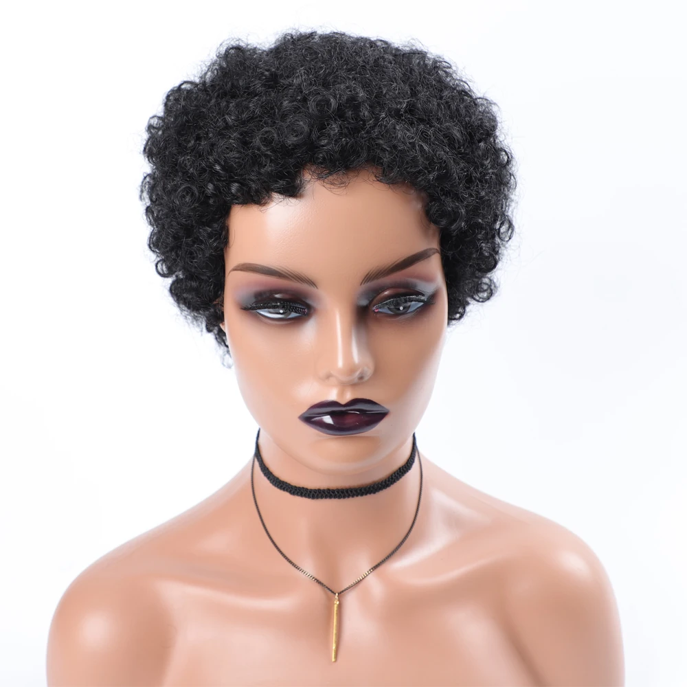 Afro Jerry Curly Wig Human Hair Wigs Short Wigs Human Hair Indian Hair Wig Cheap Human Hair Wigs Full Machine Wigs For Women
Afro Jerry Curly Wig Human Hair Wigs Short Wigs Human Hair Indian Hair Wig Cheap Human Hair Wigs Full Machine Wigs For Women
