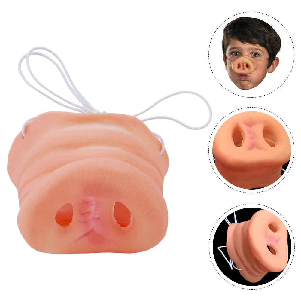 Simulation Pig Nose Lovely Animal Costume Prop Party Prop Halloween Children's Day Children's Funny Pig Bajie Latex Pig Nose
Simulation Pig Nose Lovely Animal Costume Prop Party Prop Halloween Children's Day Children's Funny Pig Bajie Latex Pig Nose