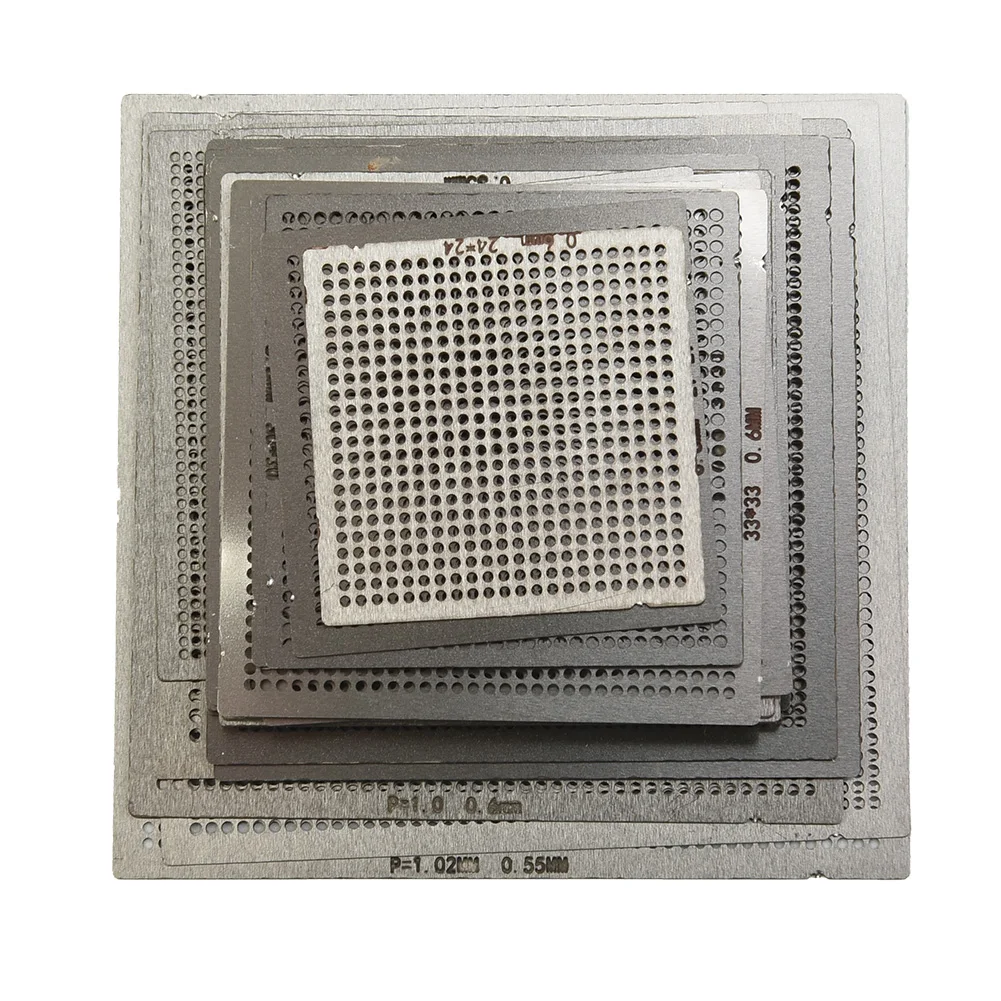Universal Directly Heat BGA Reballing Rework Net Parts Kit Rework Steel Silver Replacement Accessories Replaces
Universal Directly Heat BGA Reballing Rework Net Parts Kit Rework Steel Silver Replacement Accessories Replaces