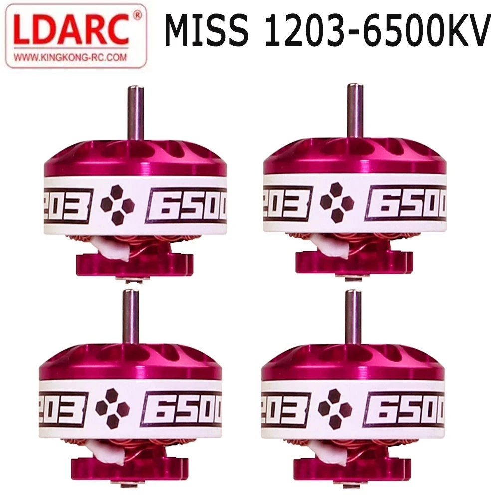1/4pcs LDARC FPVRACER MISS 1203 6500KV FPV Brushless Motor 2-4S Lipo 2-3inch Propeller 1.5mm Shaft 9x9mm RC Quadcopter Racing
1/4pcs LDARC FPVRACER MISS 1203 6500KV FPV Brushless Motor 2-4S Lipo 2-3inch Propeller 1.5mm Shaft 9x9mm RC Quadcopter Racing