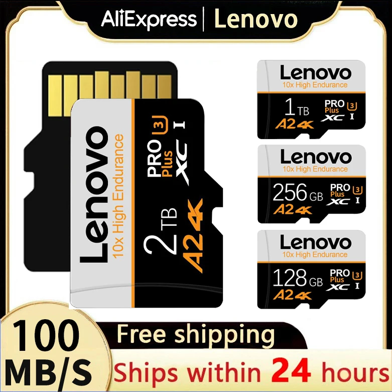

Lenovo 2TB Micro TF SD Card 1TB SD Memory Card 128GB Class 10 Mini SD Card 256GB 512GB Flash Memory Card For Phones Ps4 Ps5 Mp4