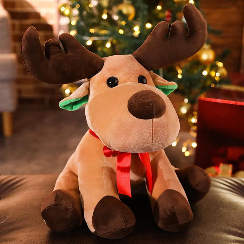 Plush Dolls Christmas Elk Doll Stuffed Toy Deer Dolls Atmosphere Props Christmas Eve Creative Birthday Gift for Children Girls 
Plush Dolls Christmas Elk Doll Stuffed Toy Deer Dolls Atmosphere Props Christmas Eve Creative Birthday Gift for Children Girls
