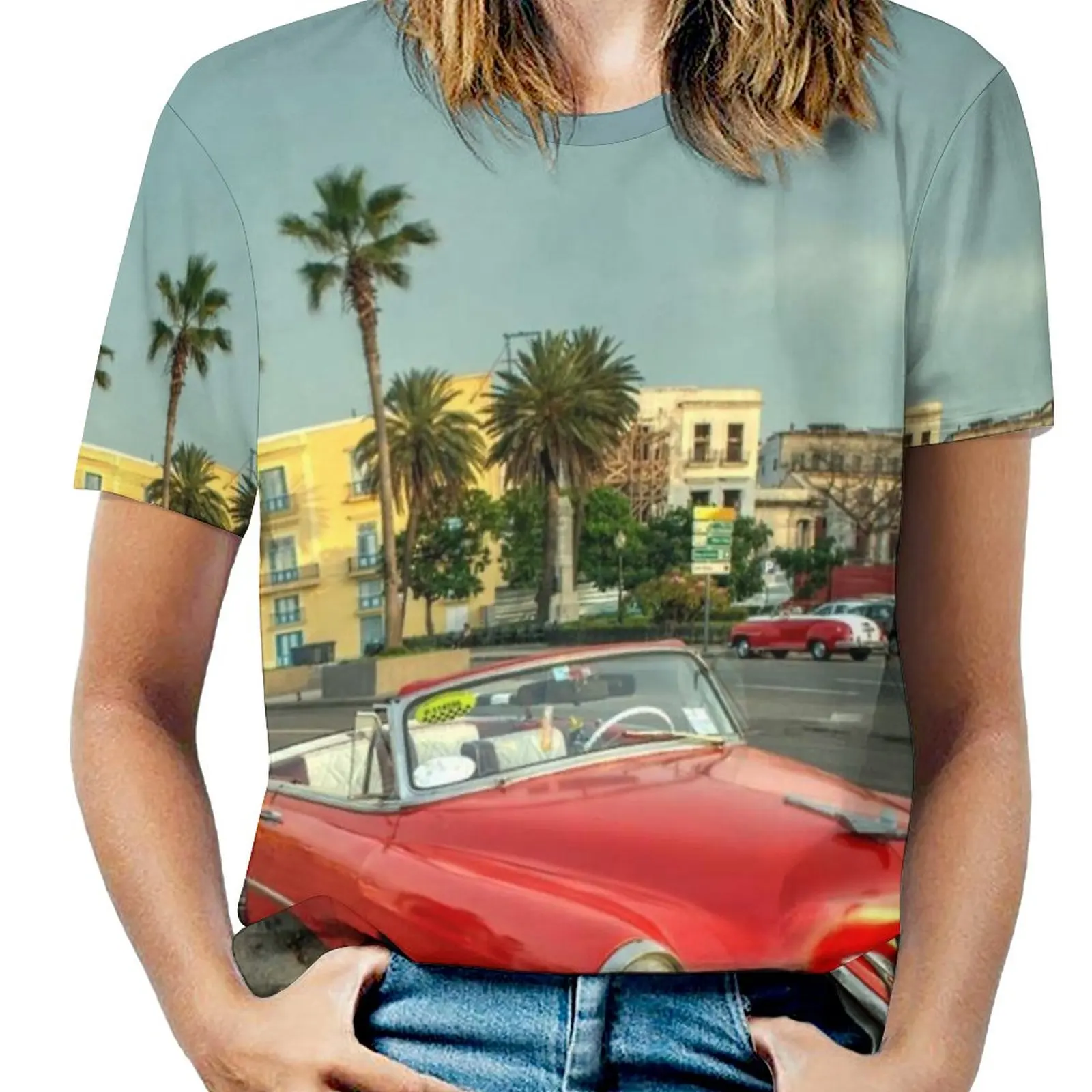 Американская классическая женская футболка для выпускного вечера, повседневные топы с круглым вырезом и коротким рукавом, летние футболки, кубинский автомобиль, винтажный автомобиль, американский классический
Американская классическая женская футболка для выпускного вечера, повседневные топы с круглым вырезом и коротким рукавом, летние футболки, кубинский автомобиль, винтажный автомобиль, американский классический