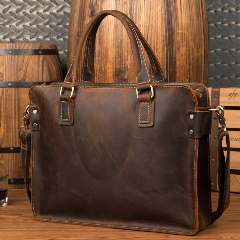 leather Newsbirds 100% laptop bag 15 6 inches retro style briefcase hand for men male business weekender tote
leather Newsbirds 100% laptop bag 15 6 inches retro style briefcase hand for men male business weekender tote