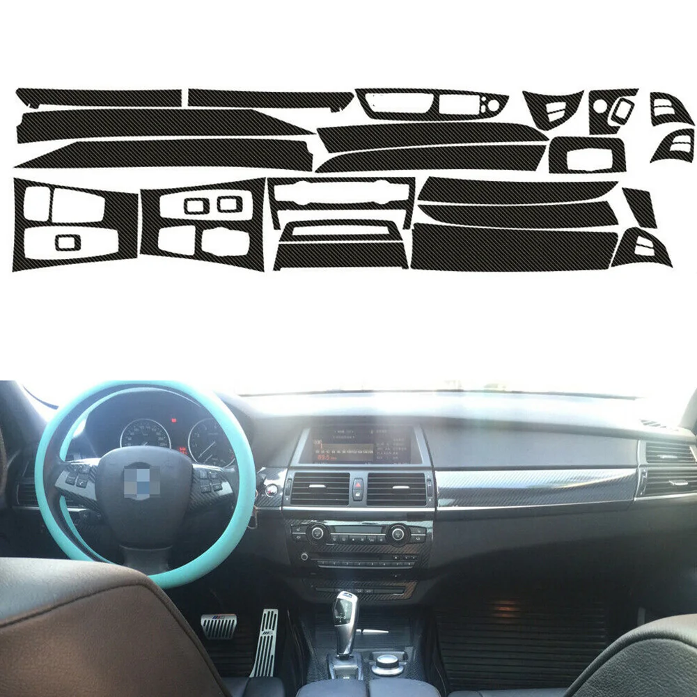 Decals Sticker 1 Set 3D Carbon Fiber Accessories Cover DIY Interior Pattern Trim Vinyl For BMW X5 E70 2007-2013
Decals Sticker 1 Set 3D Carbon Fiber Accessories Cover DIY Interior Pattern Trim Vinyl For BMW X5 E70 2007-2013