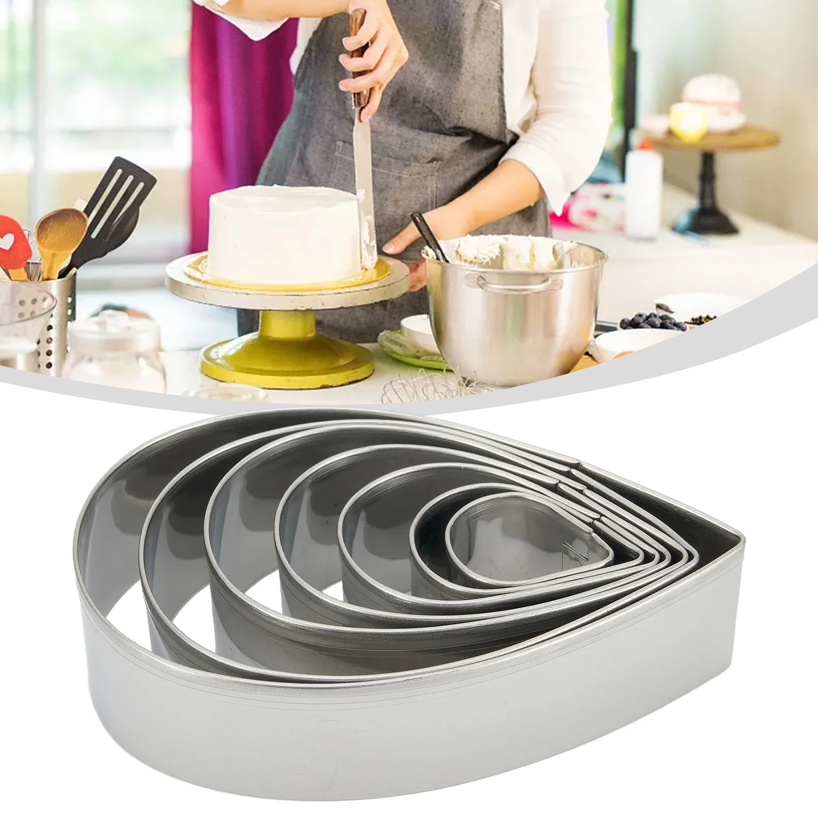 High Quality Rose Petal Cutter Cake Molds Cookie Cutter Flower Decorating Pink Leaf Fondant Molds Stainless Steel
High Quality Rose Petal Cutter Cake Molds Cookie Cutter Flower Decorating Pink Leaf Fondant Molds Stainless Steel