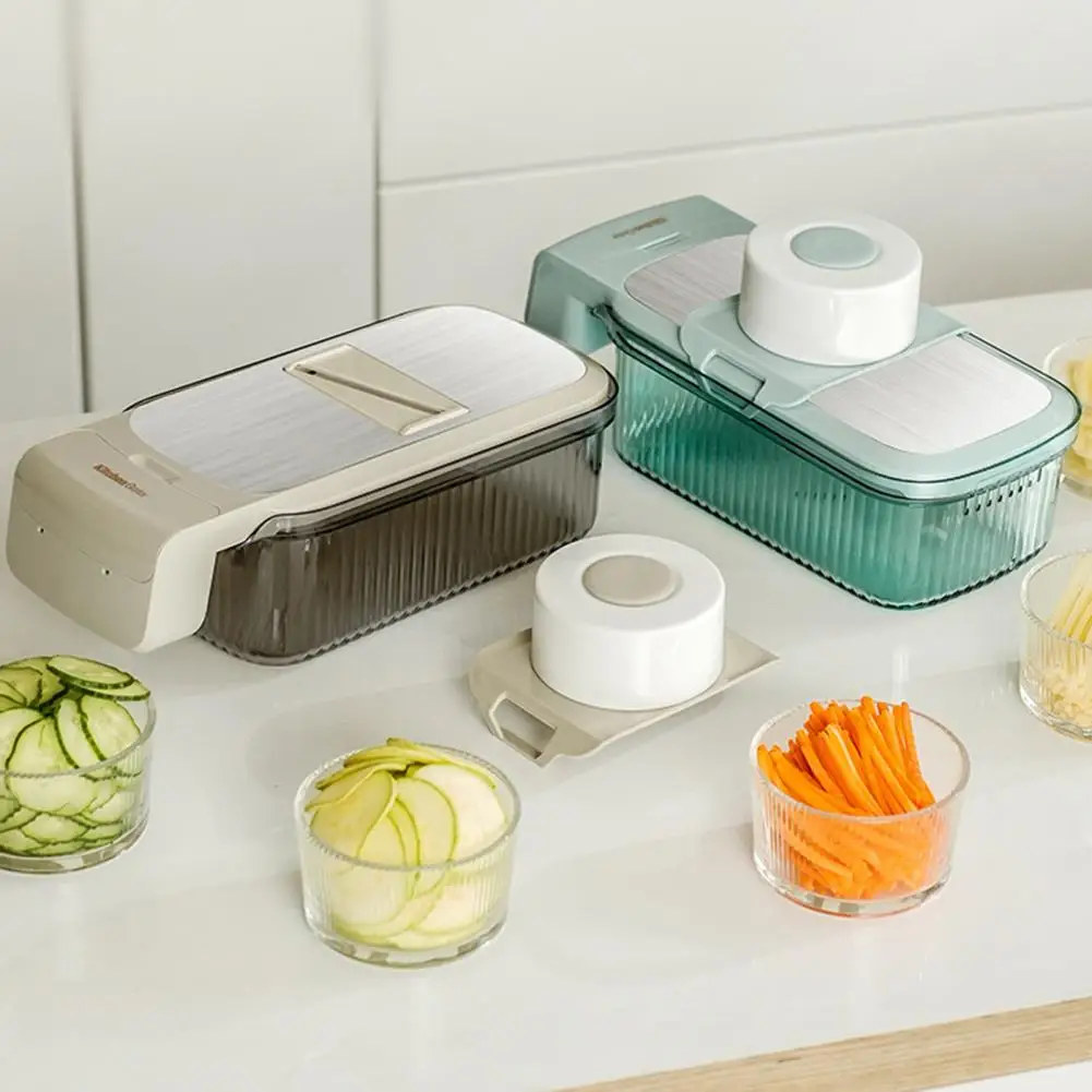 Vegetable Shredder Multifunctional Kitchen Vegetable Slicer Cheese Grater Set with 5 Stainless Steel for Cucumber for Cucumber
Vegetable Shredder Multifunctional Kitchen Vegetable Slicer Cheese Grater Set with 5 Stainless Steel for Cucumber for Cucumber