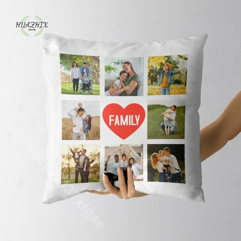 Custom Family Photo Pillowcase Cushion Cover Home Living Room Car Sofa Ornaments Natal Navidad Gift Children 45x45 Decorations
Custom Family Photo Pillowcase Cushion Cover Home Living Room Car Sofa Ornaments Natal Navidad Gift Children 45x45 Decorations