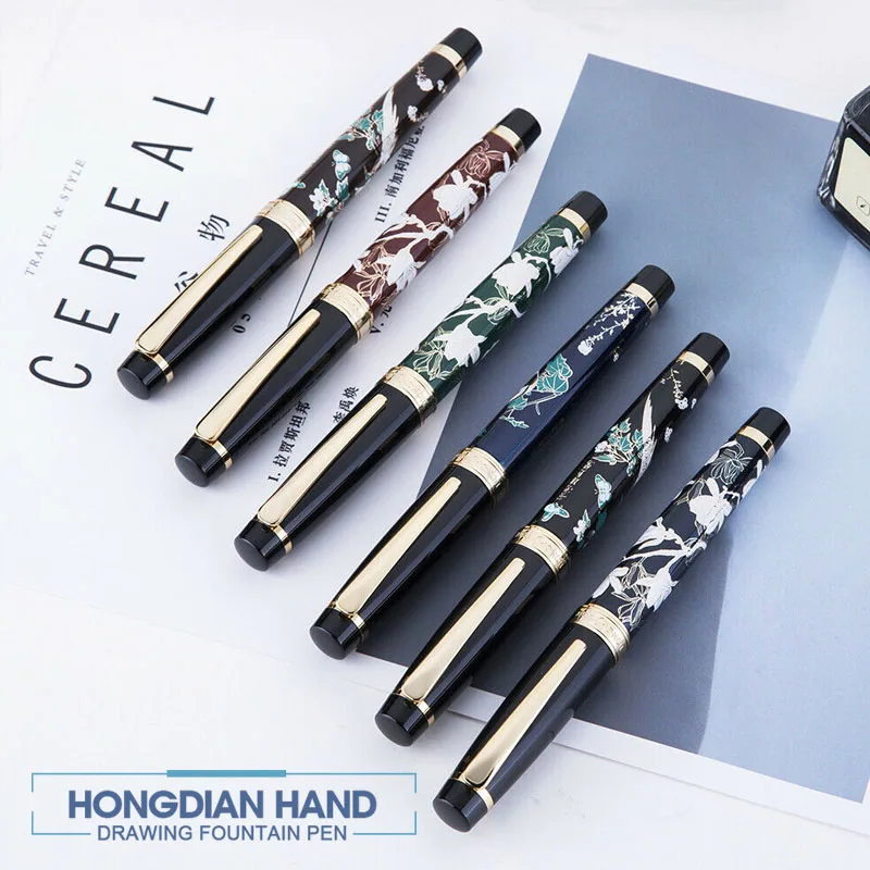 New 1pcs Hand-Drawing Fountain Pen Blue Magpie Nib Fountain-Pens Gift Office Business Writing Stationery Supply
New 1pcs Hand-Drawing Fountain Pen Blue Magpie Nib Fountain-Pens Gift Office Business Writing Stationery Supply