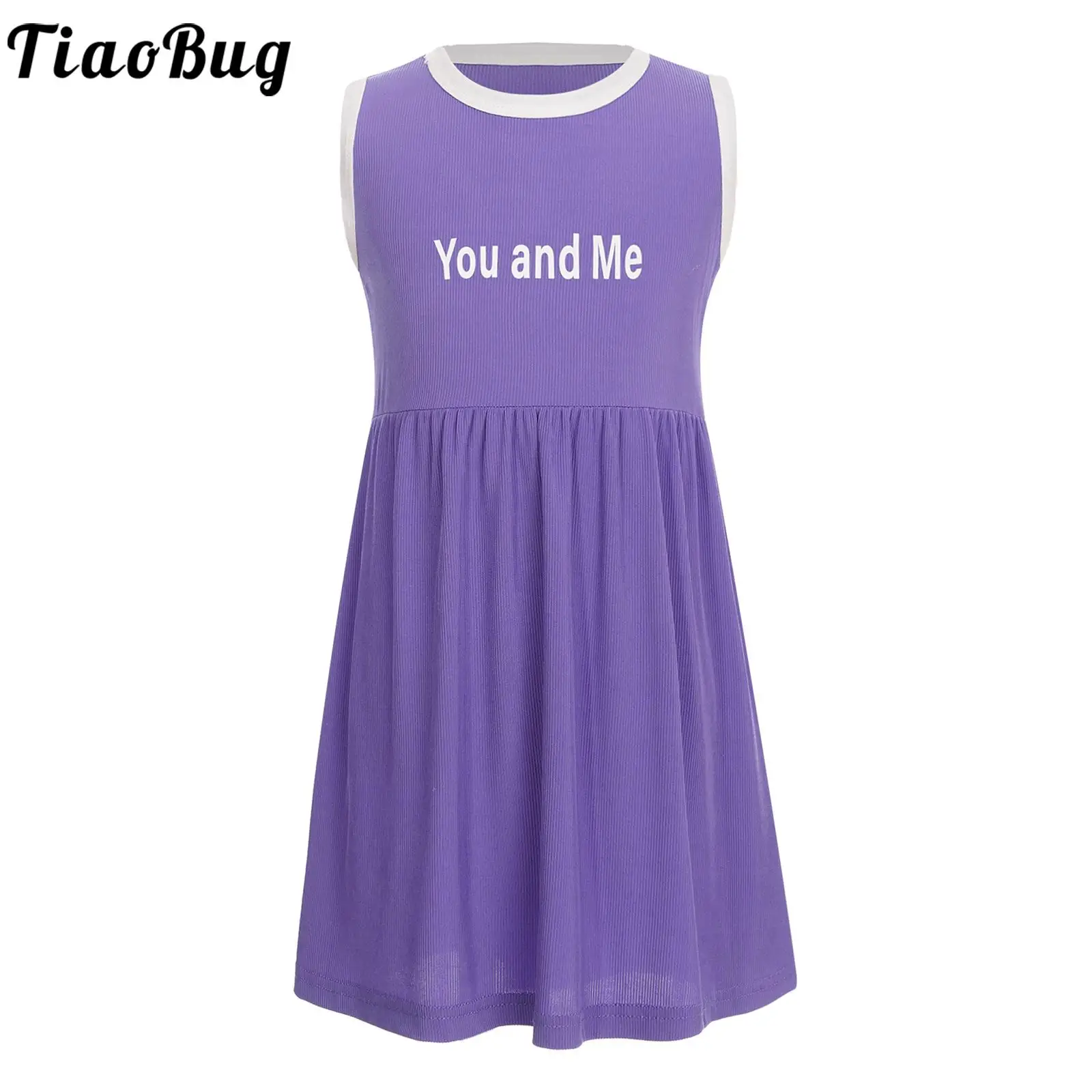 Kids Girls Letter Print Ribbed Ruffled Dress Fashion Tennis Golf Badminton Sport Sundress Round Neck Sleeveless Sport Dresses
Kids Girls Letter Print Ribbed Ruffled Dress Fashion Tennis Golf Badminton Sport Sundress Round Neck Sleeveless Sport Dresses