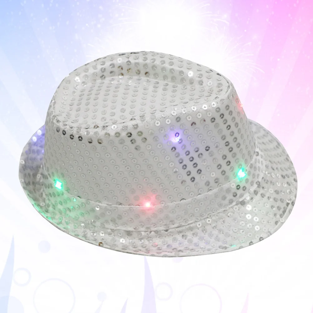LED Fedora Hat Dress Fedora Hat with Flashing LED Lights Sequin Fedora Jazz Caps Party Costume Hats for Children Party
LED Fedora Hat Dress Fedora Hat with Flashing LED Lights Sequin Fedora Jazz Caps Party Costume Hats for Children Party