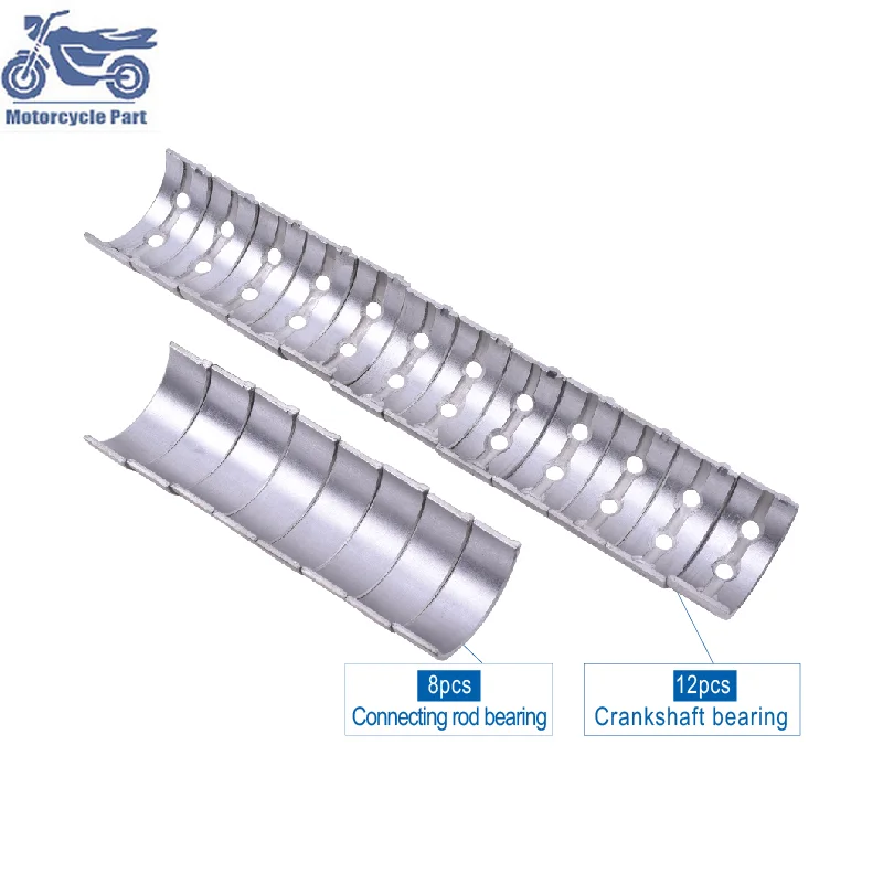 

Crankshaft Tile & Connect Rod Bearing Set STD ~ +100 For YAMAHA FZR250RR ZEAL250 FZ250 Fazer FZR250 ZEEL FZR250R BOX250 3LN 1HX