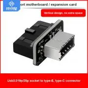 RYRA Motherboard Internal USB 3.0 20Pin/19P Header To Type-C A-Key USB 3.1 20 Pin Adapter For Type C Front Panel Chassis Bracket
RYRA Motherboard Internal USB 3.0 20Pin/19P Header To Type-C A-Key USB 3.1 20 Pin Adapter For Type C Front Panel Chassis Bracket