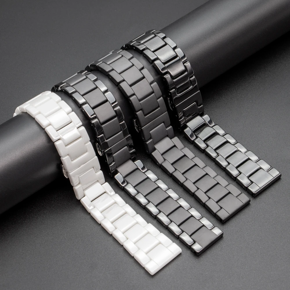 20mm 22mm Luxury Ceramic band For Samsung galaxy 3 watch 46mm 42mm gear s3 Strap active 2 40 44mm Smart Watch ceramic strap
20mm 22mm Luxury Ceramic band For Samsung galaxy 3 watch 46mm 42mm gear s3 Strap active 2 40 44mm Smart Watch ceramic strap