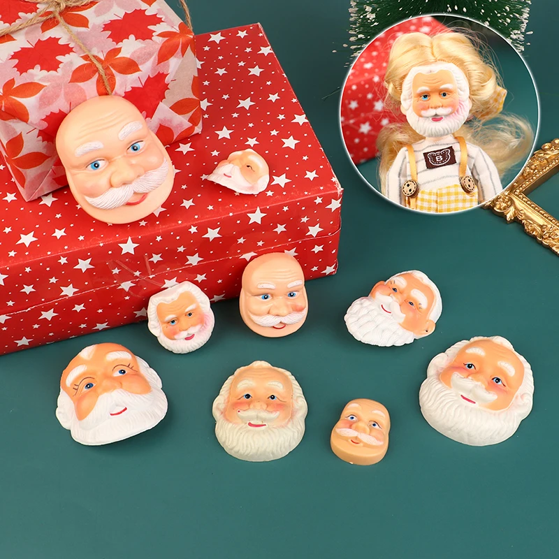 Mini Santa Claus Full Face Mask Christmas Dollhouse Doll Santa Mask Hair Beard Cartoon Funny Santa Doll House Decor Toy
Mini Santa Claus Full Face Mask Christmas Dollhouse Doll Santa Mask Hair Beard Cartoon Funny Santa Doll House Decor Toy