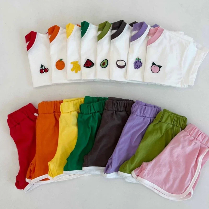 Infant Baby Boys Girls Short Sleeve Fruit Printing T-shirt + Shorts Clothing Sets Casual Baby Girls Boys Children's Clothes Suit
Infant Baby Boys Girls Short Sleeve Fruit Printing T-shirt + Shorts Clothing Sets Casual Baby Girls Boys Children's Clothes Suit