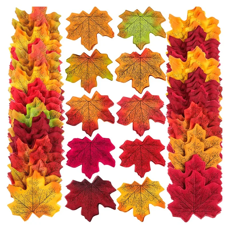 500Pc Artificial Silk Maple Leaves Autumn Leaves DIY Handmade Scrapbooking Autumn Fall Wedding Decor Mixed Color
500Pc Artificial Silk Maple Leaves Autumn Leaves DIY Handmade Scrapbooking Autumn Fall Wedding Decor Mixed Color