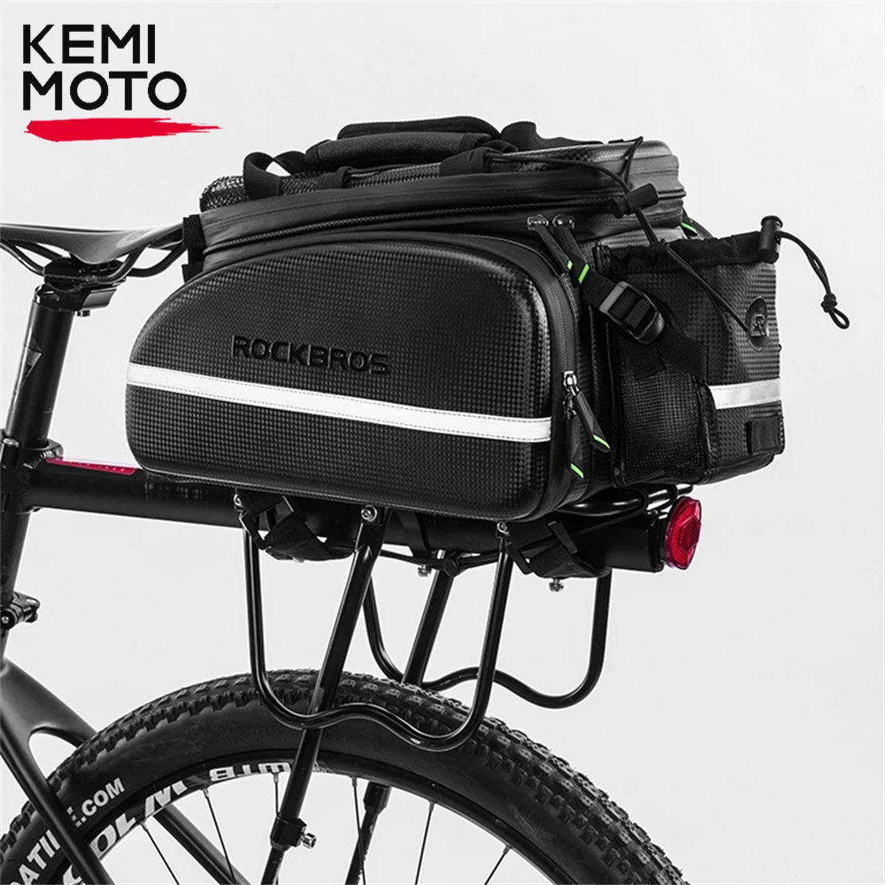 Bicycle Rear Rack Bag Waterproof Bike Rack Trunk Pannier Universal Multifunctional Large Capacity Travel Bag Bike Accessories
Bicycle Rear Rack Bag Waterproof Bike Rack Trunk Pannier Universal Multifunctional Large Capacity Travel Bag Bike Accessories