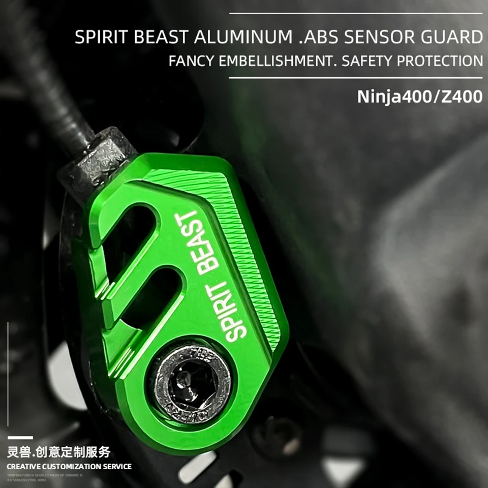 Spirit Beast Motorcycle ABS Sensor Front and Rear Wheel Brake ABS Sensor Cover Protector Accessories for Kawasaki Ninja 400 z400
Spirit Beast Motorcycle ABS Sensor Front and Rear Wheel Brake ABS Sensor Cover Protector Accessories for Kawasaki Ninja 400 z400