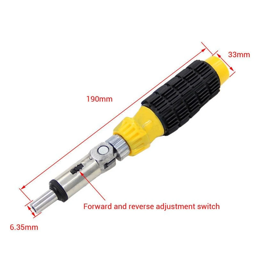 1/4\\\\\\'\\\\\\' Adapter Screwdriver Bits 1/4 Inch Hex Forward Reverse High-Carbon Steel Ratchet Screwdriver Reversible
1/4\\\\\\'\\\\\\' Adapter Screwdriver Bits 1/4 Inch Hex Forward Reverse High-Carbon Steel Ratchet Screwdriver Reversible
