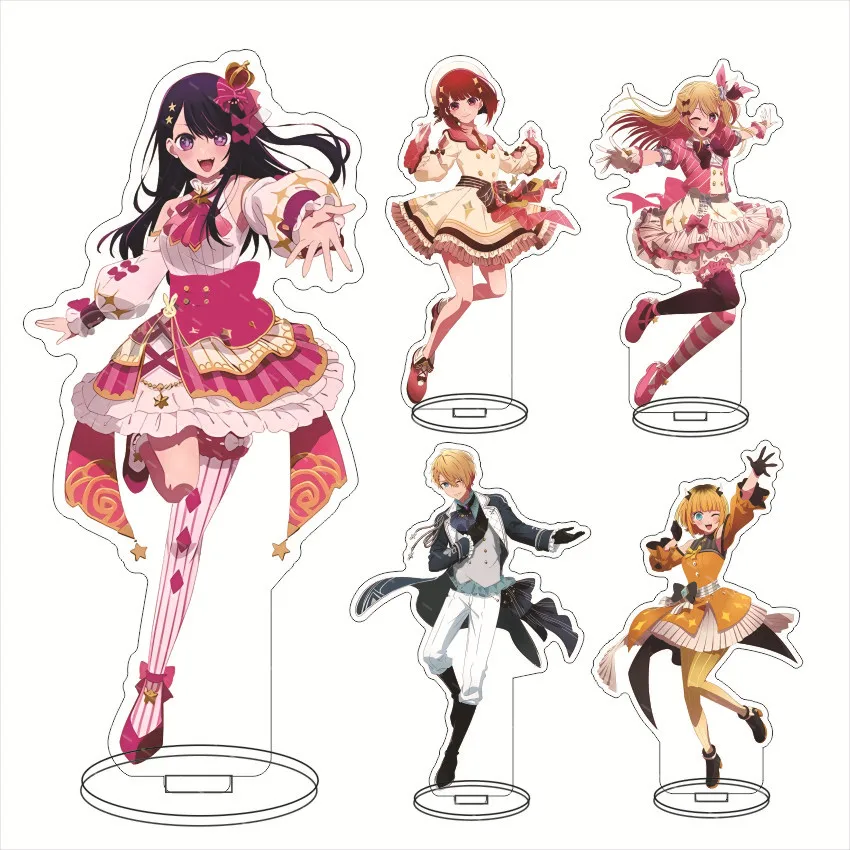 

Oshi No Ko Acrylic Stand Gorou Akuamarin Hoshino Ai Rubii Sarina Anime Figure Plate Desktop Holder Display Ornament Fans Collect