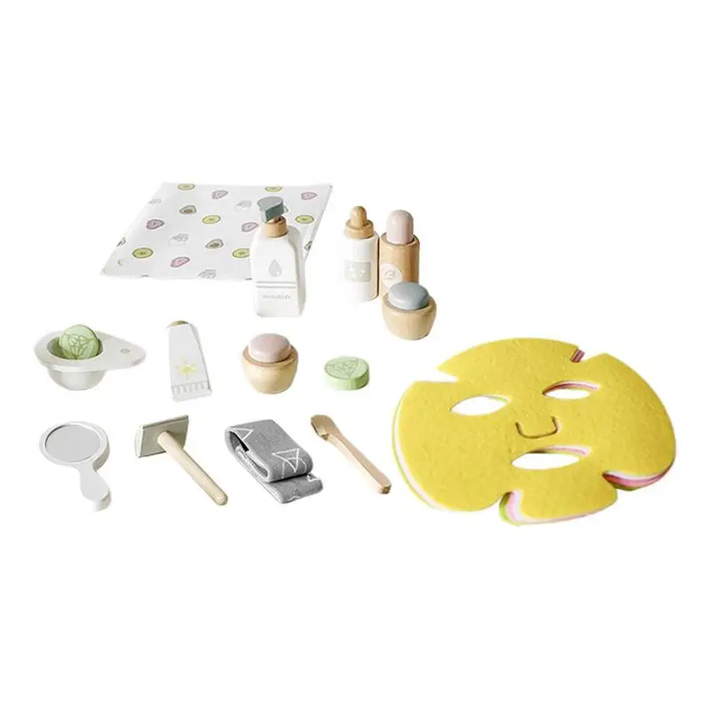 Makeup Pretend Play Set Wooden Kid's Beauty Salon Set Child-Sized Design Makeup Beauty Set Toy For Children Over 3 Years Old
Makeup Pretend Play Set Wooden Kid's Beauty Salon Set Child-Sized Design Makeup Beauty Set Toy For Children Over 3 Years Old