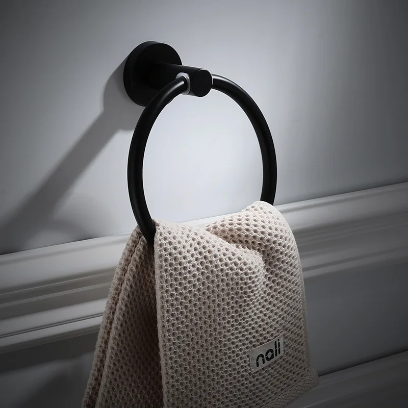 1 PCS SUS304 Stainless Steel Black Towel Ring Bathroom Bathroom Matte Black Simple Towel Rack Nail Free Brushed Gold Black
1 PCS SUS304 Stainless Steel Black Towel Ring Bathroom Bathroom Matte Black Simple Towel Rack Nail Free Brushed Gold Black