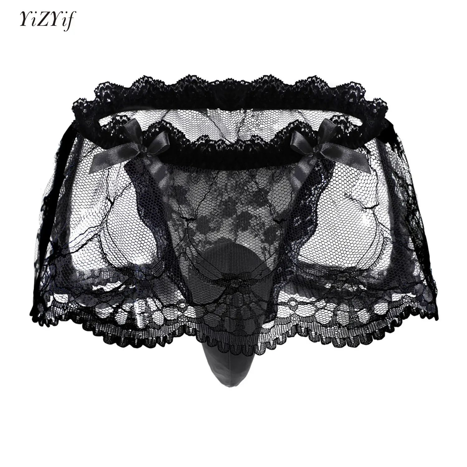 Mens Lace Skirted Thong Sissy Bulge Pouch Underpants T-Back Hip Lifting Briefs See-Through Panties Transvestite Crossdresser
Mens Lace Skirted Thong Sissy Bulge Pouch Underpants T-Back Hip Lifting Briefs See-Through Panties Transvestite Crossdresser