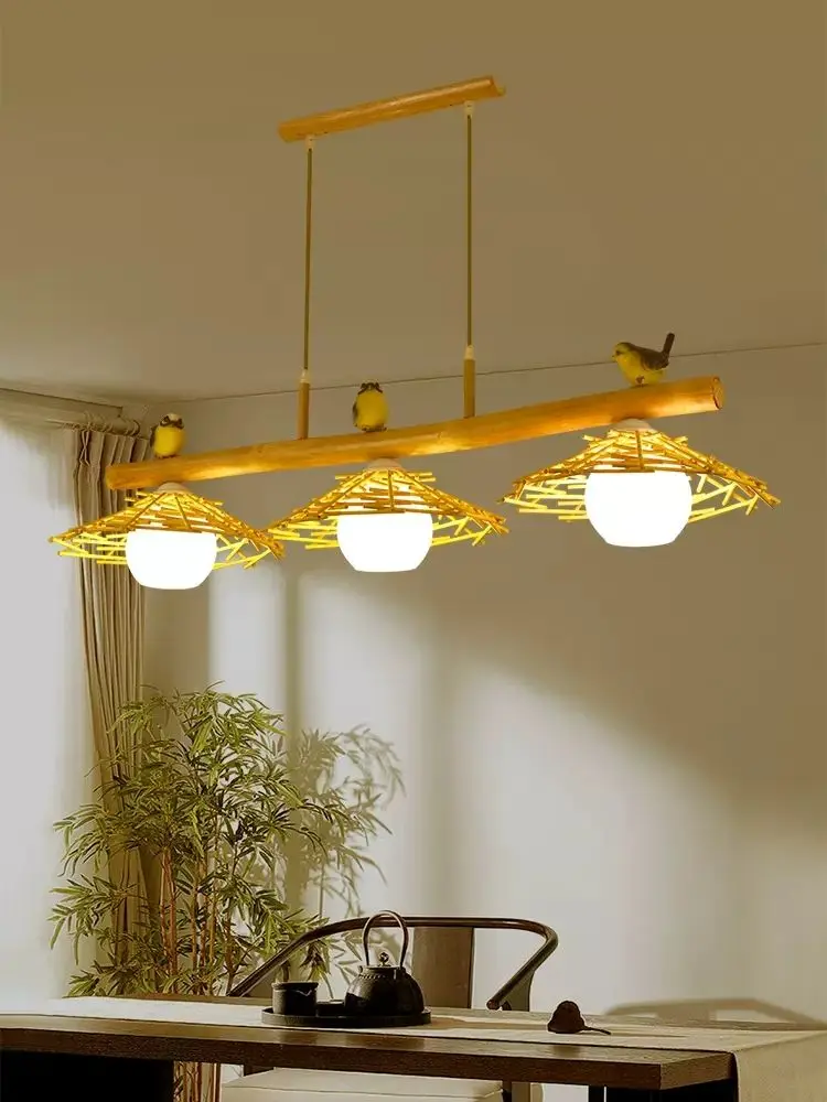 Handmade Woven Pendant Light for Modern and Simple Restaurant Bar Reception Checkout Clothing Shop
Handmade Woven Pendant Light for Modern and Simple Restaurant Bar Reception Checkout Clothing Shop