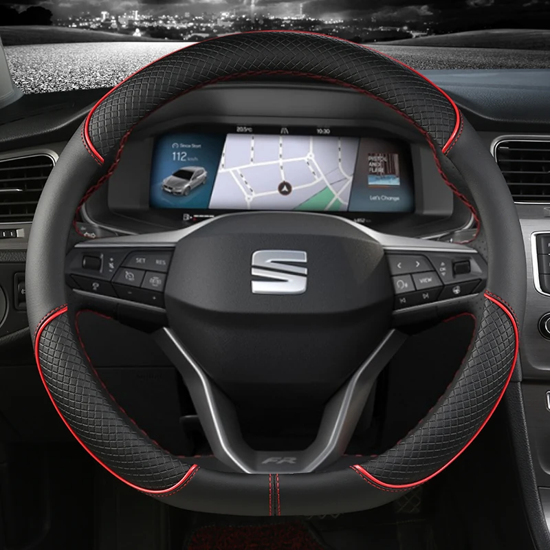 Для Seat ibiza 6L 6J 6P 6F KJ1 FR чехол рулевого колеса автомобиля, Нескользящие автомобильные аксессуары, быстрая доставка
Для Seat ibiza 6L 6J 6P 6F KJ1 FR чехол рулевого колеса автомобиля, Нескользящие автомобильные аксессуары, быстрая доставка