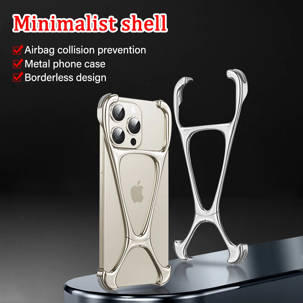Чехол для телефона без оправы из цинкового сплава для iPhone 14 13 15 Pro Max 14 15
Чехол для телефона без оправы из цинкового сплава для iPhone 14 13 15 Pro Max 14 15