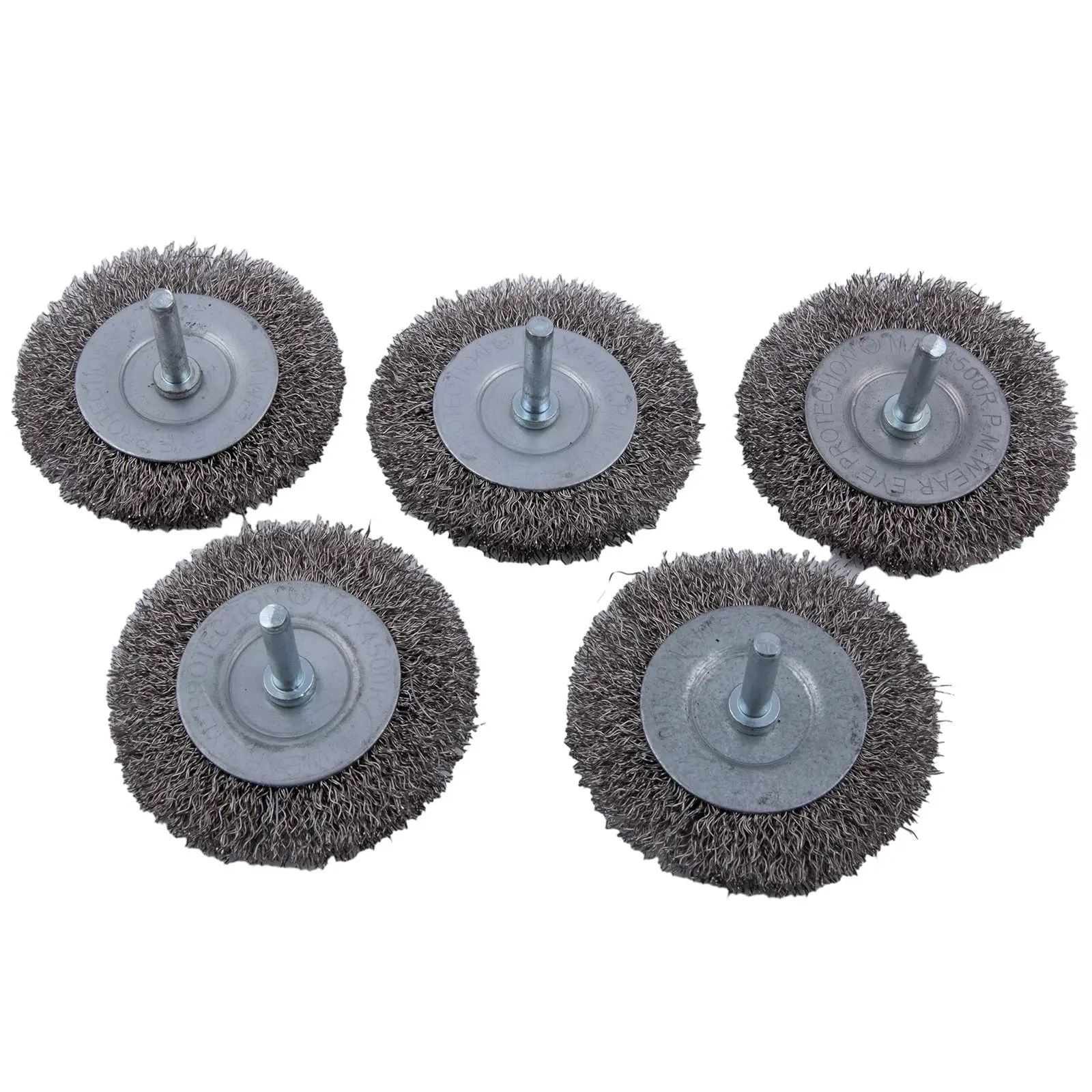 5pcs 3inch Wire Wheel Brush Drill Wire Grinder Brushes Drill Attachments For Metal Removes Rust Paint Dust Burrs Cleaning
5pcs 3inch Wire Wheel Brush Drill Wire Grinder Brushes Drill Attachments For Metal Removes Rust Paint Dust Burrs Cleaning