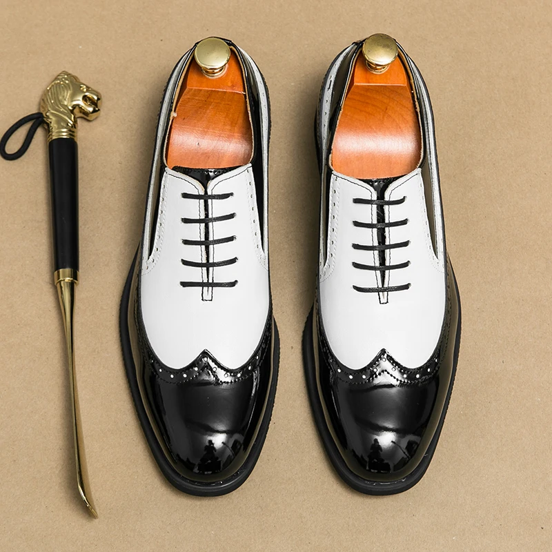 Men Mirror Face Oxfords Shoes Luxury Designer Formal Shoes Patent leather Pointed Shoes Lace-Up Business Dress Green Mocasines
Men Mirror Face Oxfords Shoes Luxury Designer Formal Shoes Patent leather Pointed Shoes Lace-Up Business Dress Green Mocasines