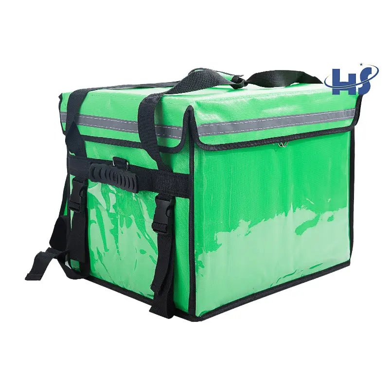 

Top Selling custom logo waterproof deliveroo thermal delivery box bag food delivery insulated carry cooler bag 62L