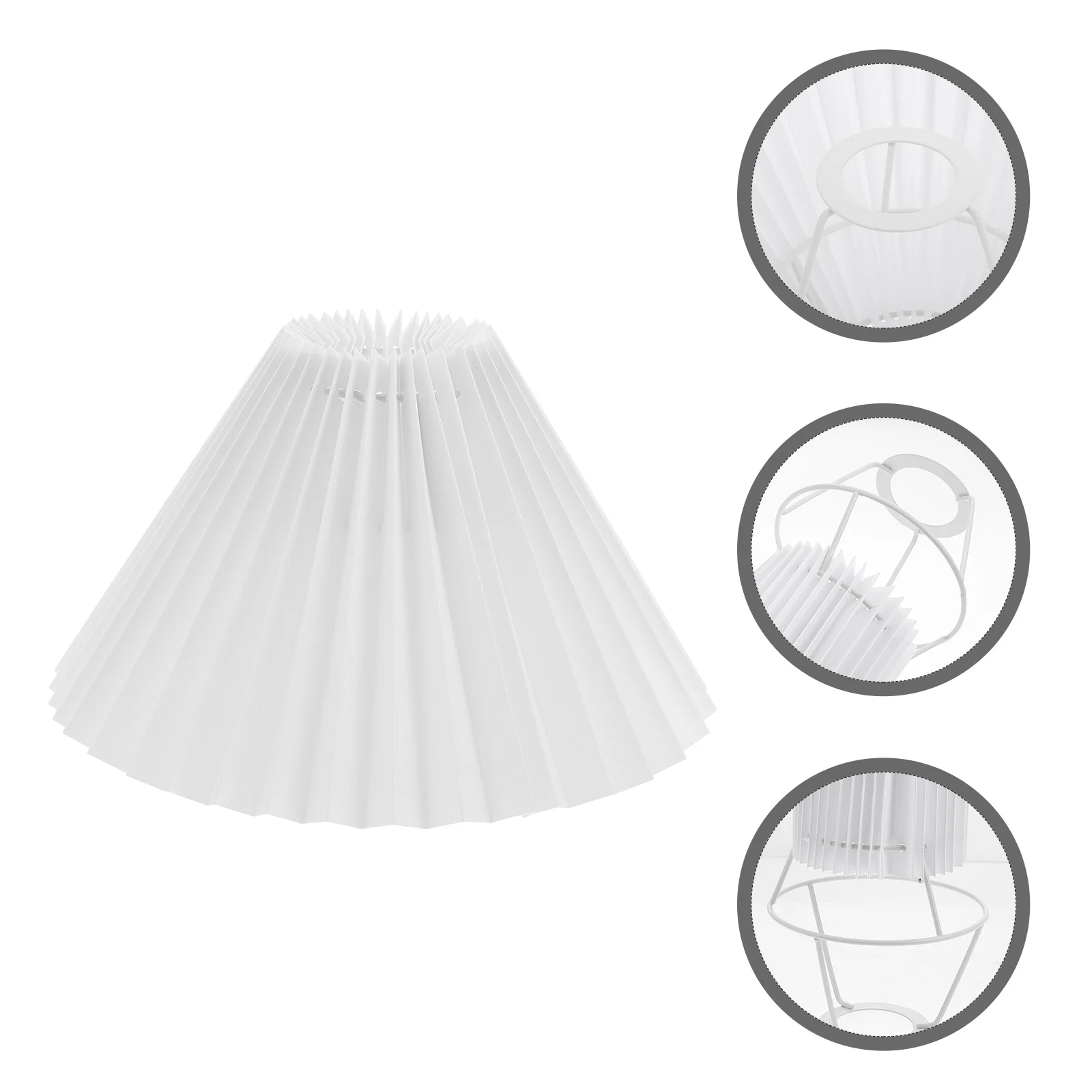 

Lampshade Pleated Cloth Light Shade Unique Light Stylish Home Accessories Table Lamp Bedside Lamp Accessories